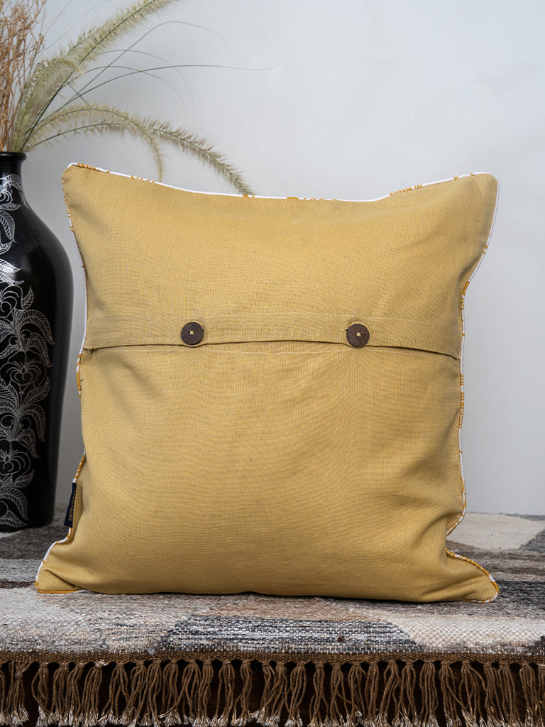 Fresh Floral Cotton Cushion Cover