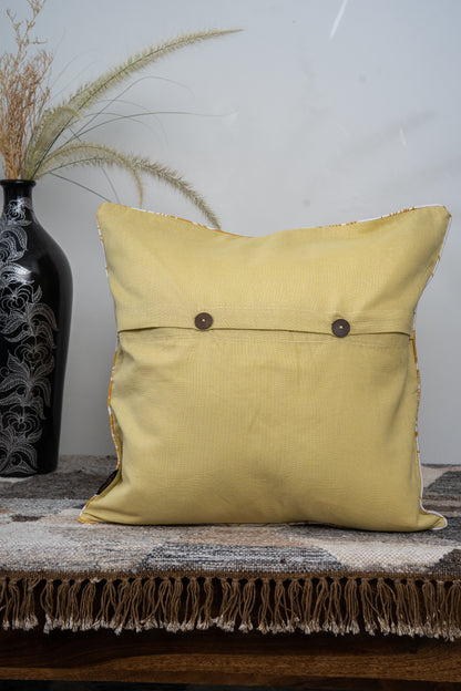 Artisanal Handcrafted Cotton Cushion Cover