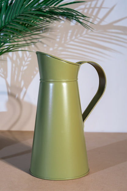 Olive Green Aluminum Casted Water Jug