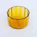 Amber Glass Table Decor Set – Vase, T-Light & Bowl | Craftroots