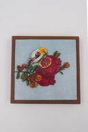 3D Pomegranate Song 7x8 Handpainted Decorative Wall Frame