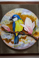 3D Sunbeam Perch 7x7 Handpainted Decorative Wall Frame
