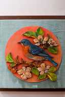 3D Peach Blossom 7x7 Handpainted Decorative Wall Frame