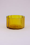 Amber Glass Bowl | Handcrafted Decorative Bowl from Pumpkin Collection