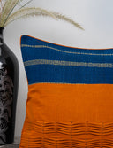 Handcrafted Artisanal Bhujodi Tucks Cushion Cover