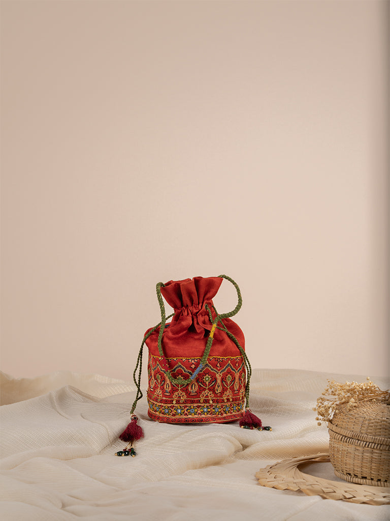 Mughal Ajrakh Potli
