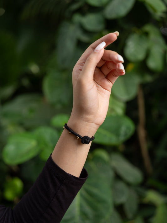 Black Golden Moti Bracelet