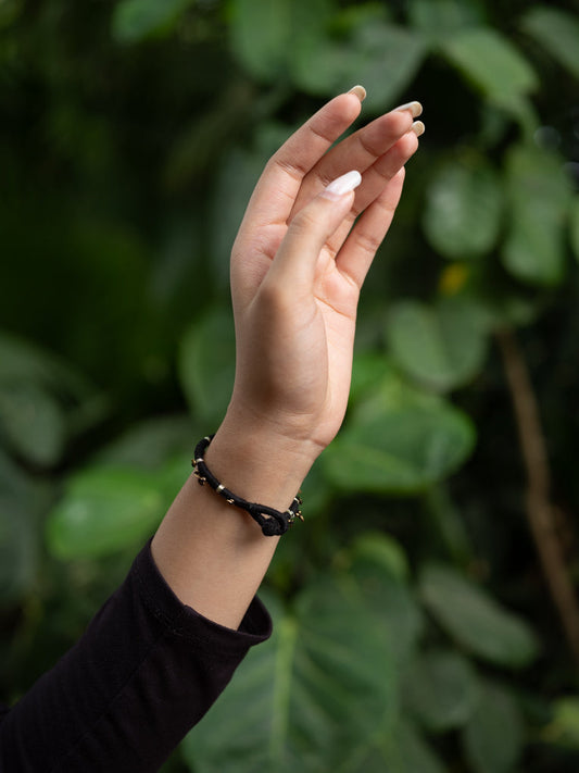 Black Brass Tikki Bracelet
