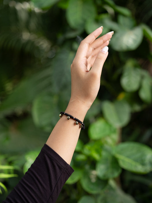 Black Ghunghru Bracelet