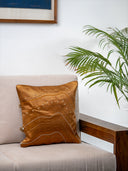 Horizontal Waves Cushion Cover With HandWork