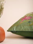 Wild Blossom Aari Cushion Work