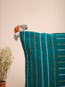 Dual Patch Woven Cushion