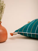 Dual Patch Woven Cushion