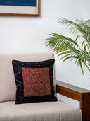Red Cushion Cover Wtih Running Stich