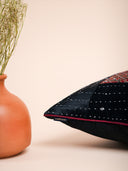 Red Cushion Cover Wtih Running Stich
