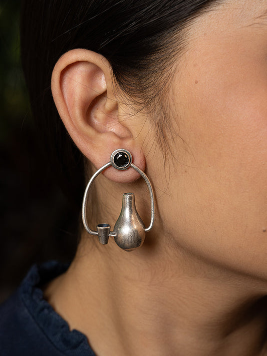 Glass Jug Earring