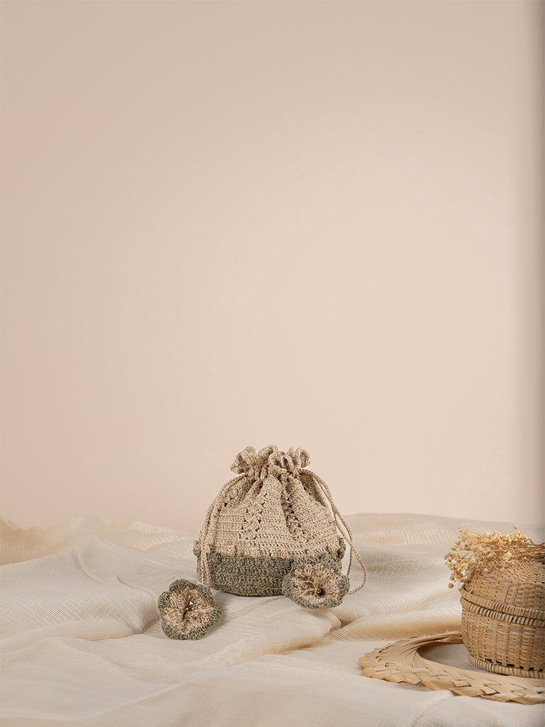 Crochet Circular Potli