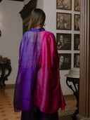 Chanderi Mirror work Kaftan
