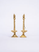 Table Lamp With Hanging Diya Pair