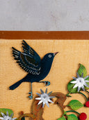 Raven With Cherries Wall Frame