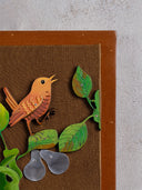 Bird With Pears Wall Frame