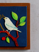 Handpainted Bird Wall Frame