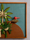 Wooden Bird Wall Frame