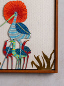 Crown Crane Bird Wall Frame