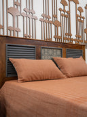 Handwoven Herringbone Bedsheet Set