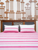 Soft Cotton Stripes Bedsheet Set