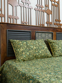 Luscious Green Garden Bedsheet Set