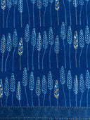 Dabu Applique Cotton Indigo Blue Bedcover