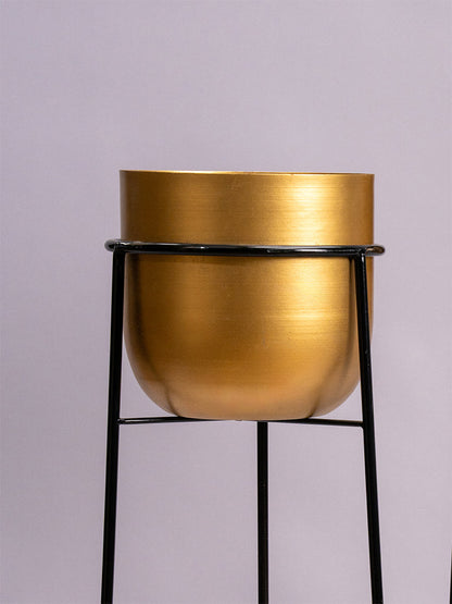 Golden Powder Coated Aluminium Planters