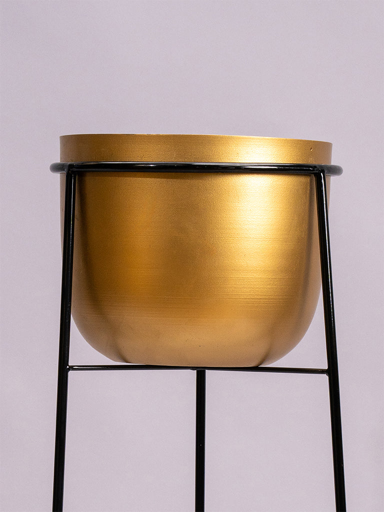 Golden Powder Coated Aluminium Planters