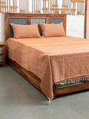 Handwoven Herringbone Bedsheet Set